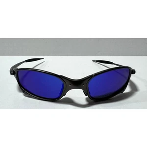 Oakley JULIET Plasma Finish Glasses- Ice Polarized Lenses Pre-Owned #004 - Picture 1 of 8