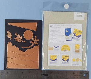 ARTIGIANI! Spellbinders Piccolo Die del Mese: Paesaggio Colorblock - Foto 1 di 1