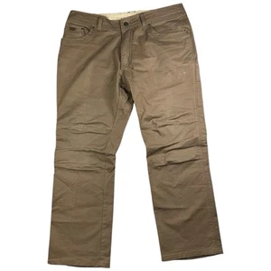 Pantalones Kuhl Rebel 38x30 Bronceados Carga Vintage Pátina Tinte Exterior Escalada Gorpcore - Imagen 1 de 11