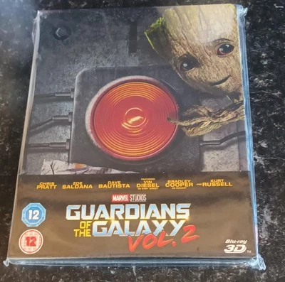 Guardians of the Galaxy Vol 2  3D Blu-Ray Steelbook - Region Free - New & Sealed - Image 1 of 2