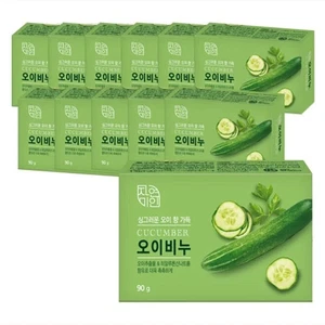 Jabón de pepino de belleza natural (90 g x 12 ea) cuidado corporal coreano - Imagen 1 de 4