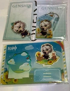 Genshin Impact Popup Teyvat Goods 2025 Tekuteku Adventure Bennett set 3 pezzi - Foto 1 di 2