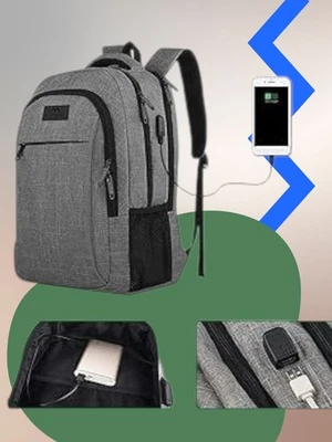 Backpack Business Anti Theft Slim Sturdy Laptops Travel - Image 1 of 4