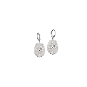 925 Sterling Silver Chow Chow Earrings Gift For Dog Lovers Pet Jewelry Dog Loss - Picture 1 of 7