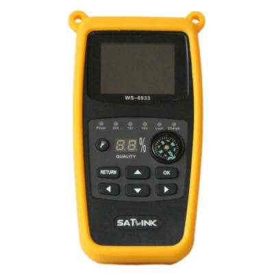SATLINK WS6933 LCD DVB-S2 Prof. Digital Satellite Finder Misuratore di Segnale Satfinder - Immagine 1 di 4