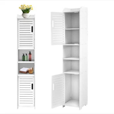 Badezimmerschrank Schmaler Badschrank Hochschrank Badregal Schrank Hochschrank - Bild 1 von 4