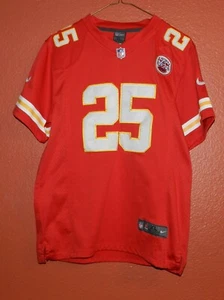 Jamaal Charles #25 Kansas City Chiefs Red Sewn Nike Football Jersey Youth XL 18 - Picture 1 of 8