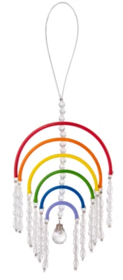 Ganz Crystal Expressions Acryli Arco Iris Wish Ornament Suncatcher Foto 1 de 2