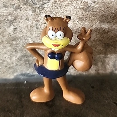 Vtg 2008 Spongebob Sandy Cheeks Miniature Figure  2" - Image 1 of 4