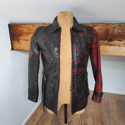 Belstaff BlackMens Leather "FREE-TIBET " Jacket 38" Chest *RARE* - Image 1 of 4