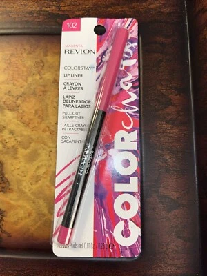 Revlon Color Charge Colorstay Lip Liner 102 Lasting Make Up New Shade Magenta - Image 1 of 2
