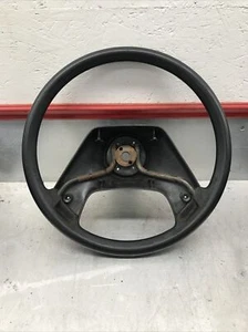1987-1991 Ford Truck Bronco Steering Wheel 87-91 OEM Black F-150 F-250 F-350 - Picture 1 of 19