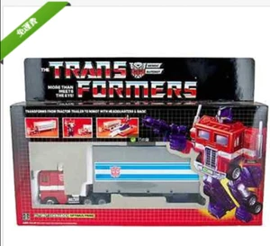 Classic version .gangfu engraving G1 Optimus prime + car color metal Box - Picture 1 of 4