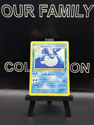 Pokemon FRENCH Base Set Dewgong LAMANTINE 25/102 Uncommon 1998 MP - Image 1 of 4