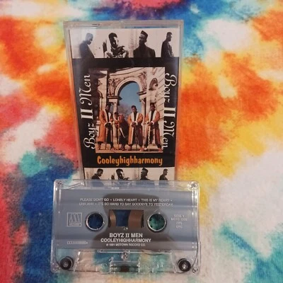 Boyz II Men Cooley High Harmony Cassette Tape 1991 motown records Tested  - Image 1 of 4
