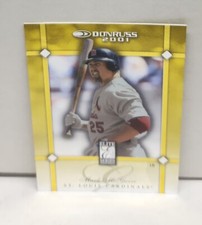 MARK McGWIRE 2001 Donruss ELITE SERIES #10 ~ #'d /2500 ~ CARDINALS