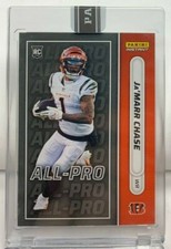 Ja'Marr Chase 2021 Panini Instant NFL All-Pro BLACK Parallel RC #d 1/1 - BENGALS