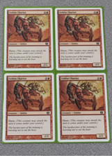 MAGIC THE GATHERING - GOBLIN CHARIOT  4XPLAYSET - 8TH EDITION - COMMON - LP