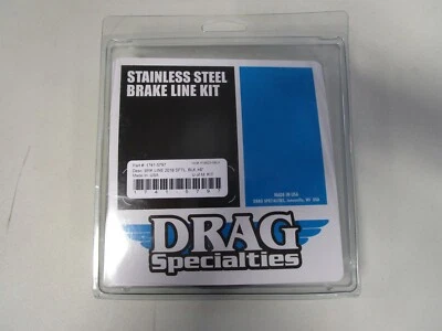 Kit de línea de freno de acero inoxidable de longitud extendida Harley Davidson 18-22 para Softail Foto 1 de 4