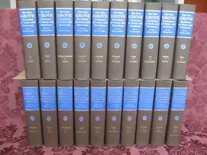 The New Grove Dictionary of Music and Musicians - 20 Vol Set - Very Nice! - Foto 1 di 1