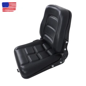 Nuevo asiento de carretilla elevadora plegable universal con respaldo y deslizamiento en ángulo ajustable - Imagen 1 de 12