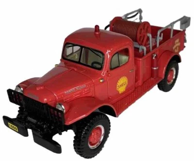First Gear Shell Oil Gas Company Dodge Power Wagon Brush Unit Truck #19-2483 - Image 1 of 4