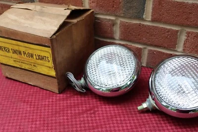 ANTIGUA UNIDAD S6 CROMADA MEYER LUCES QUITANIEVES 12 VOLTIOS AÑOS 50 1960 Foto 1 de 4