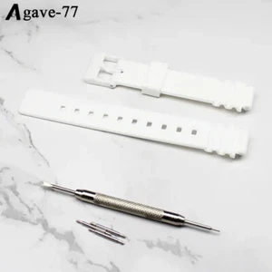 14mm Watch Band For Casio LRW-200H LRW200H-1EV Gloss Womens Sport Rubber Strap - Picture 1 of 17