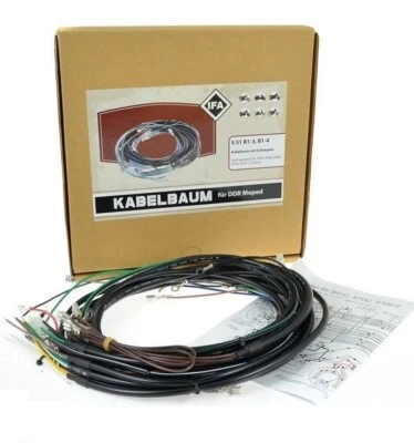 Kabelbaum mit Schaltplan passend Simson S50 S51 B1-3 B1-4 S70 S60 IFA Kabel-Satz - Bild 1 von 3