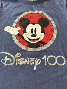 Disney 100 Kids Character Licensed Graphic T-Shirt Size 14/16 - Picture 1 of 7