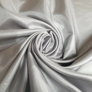 Grey Anti-Static Habotai Lining Fabric 58” | Dress, Drape, Décor Craft Material - Picture 1 of 1