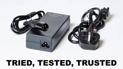 24v 2AMP MOBILITY SCOOTER BATTERY CHARGER FOR SMALL PORTABLE MOBILITY SCOOTERS