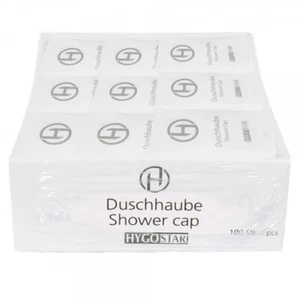 Duschhaube PE transparent Haarschutz Regenschutz 100 Stück - Bild 1 von 1