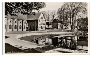 RPPC Gråbrödraclostret Greyfriars Abadía Convento Medieval en Ystad Suecia Postal - Imagen 1 de 2