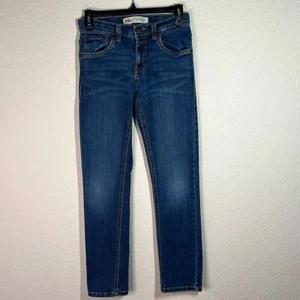 Levi's 511 Blue Stretch Performance Slim Straight Leg Jeans Boys Size 12 - Picture 1 of 8