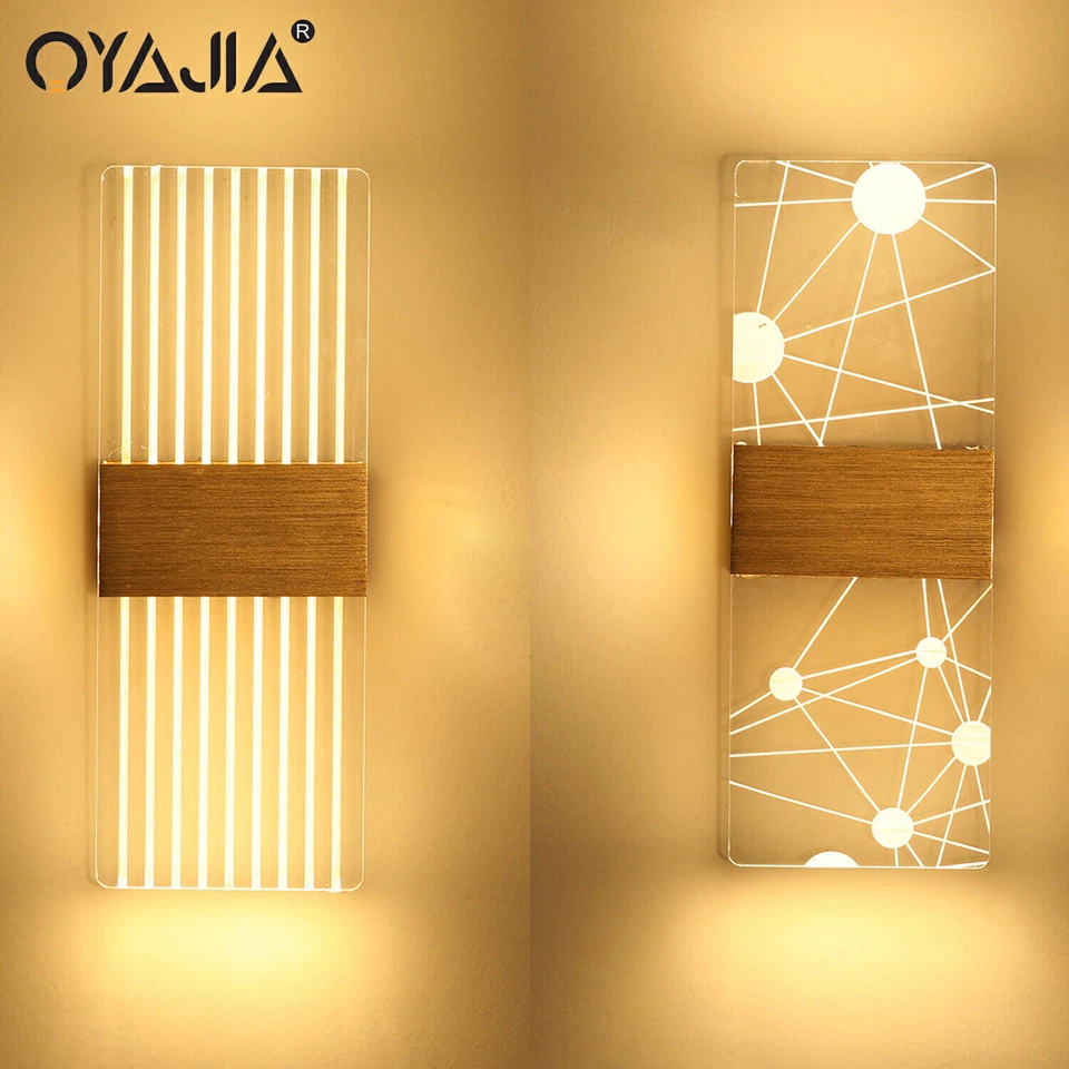 Dimmbar LED Wandleuchte Wandlampe Innen Flur Strahler Up Down Schlafzimmer Urwdk - Bild 1 von 1