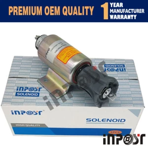 New 2370-24ESU1B5S Stop solenoid  24v for Mitsubishi S12R S16R SR Series Engine - Imagen 1 de 8