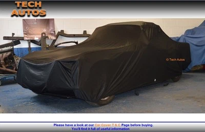 Funda de coche satinada negra premium interior Luxor Triumph Herald Foto 1 de 4