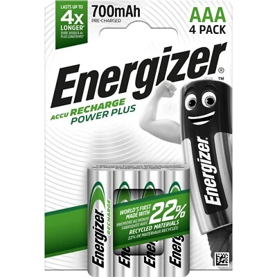 4 Rechargeable Batteries | AAA LR03 HR03 700mAh | ENERGIZER EXTREME + Delivery - Image 1 of 4