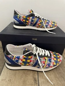 Serafini Trainers Eur 38 UK 5 Textured Woven Upper - Picture 1 of 7