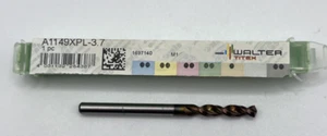 Walter Titex A1149XPL-3.7 3.7mm 3xD HSS UFL Stub Length Drill Bit - Picture 1 of 3