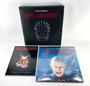 Hellraiser Deluxe COLLECTOR'S Edition Set Clive Barker w/Book/Laserdisc Sealed!! - Imagen 1 de 24