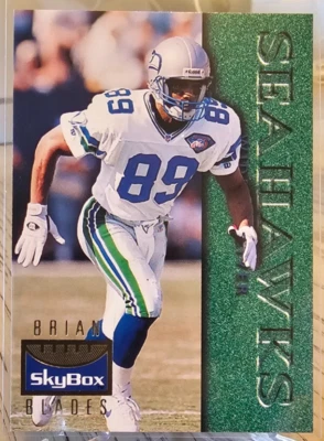1995 Skybox Premium Brian Blades #124 Seattle Seahawks - Image 1 of 2