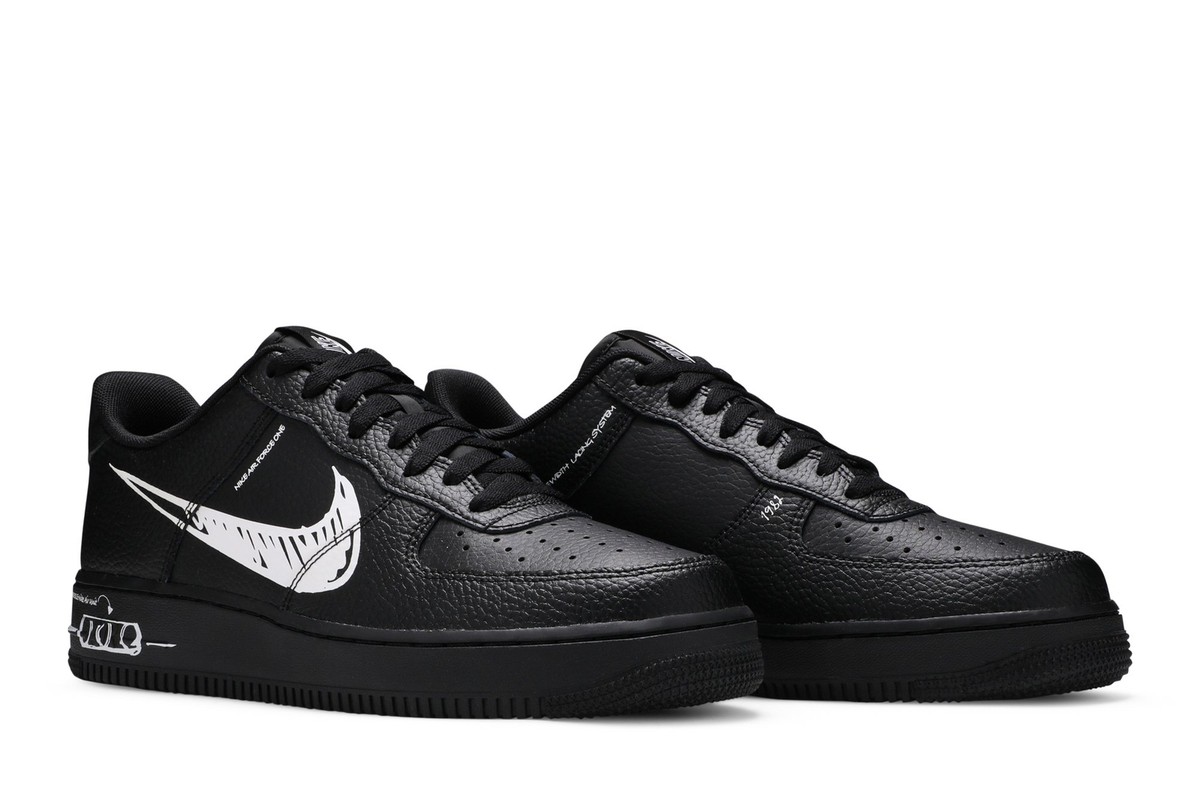 Nike Air Force 1 Low LV8 \"Black Sketch\"② NIKE AIR FORCE 1 LOW LV8 SKETCH BLACK for £115.00