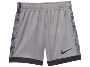 Nike Toddler/Little Boy's Shorts Dri-FIT Trophy All-Over Print Smoke Grey - Picture 1 of 10