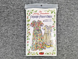 Paisley Pincushion Prairie Point Dress Uncut Sewing Pattern Childs 2-14 - Picture 1 of 2