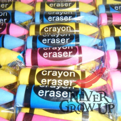 [NGU🪶] Party Bag Fillers Kids Novelty School Stationery Erasers Crayon Rubbers - Image 1 of 4