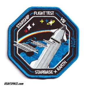 Authentic STARSHIP FLIGHT TEST 8- SPACEX -STARBASE, EARTH Launch PATCH - Picture 1 of 3