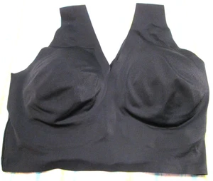 Sujetador Pullover True And Co Mujer Negro Sin Alambres Cómodo Cuello Redondo-Talla M-Nuevo sin Etiquetas - Imagen 1 de 4