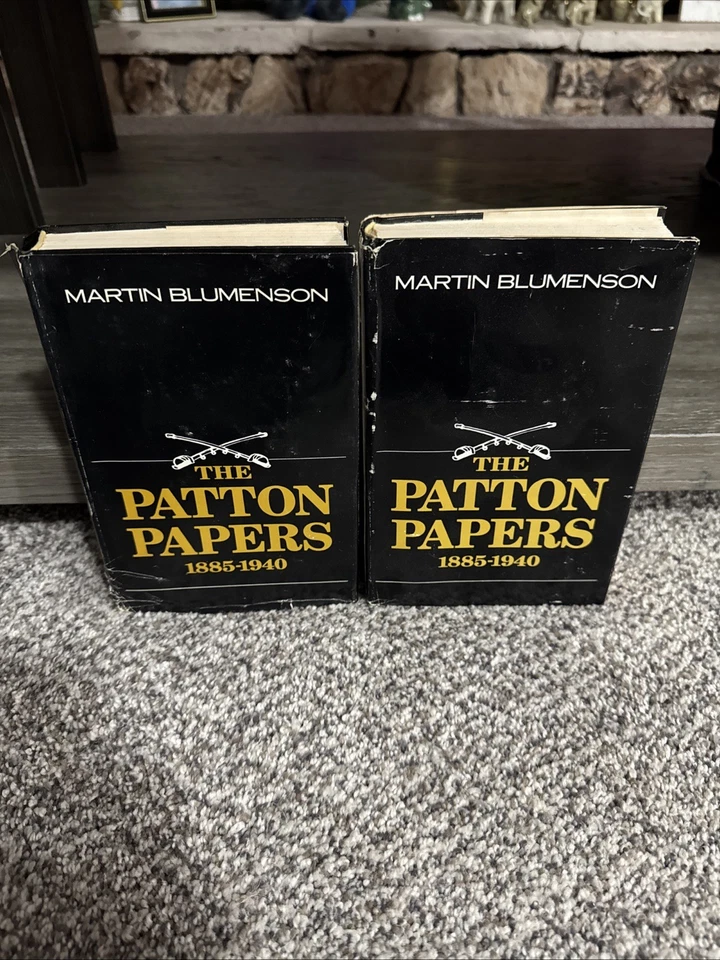 The Patton Papers 1885 - 1940 Vol 1 & 2 Set - 1972 Hardcover by Martin Blumenson Foto 1 de 4